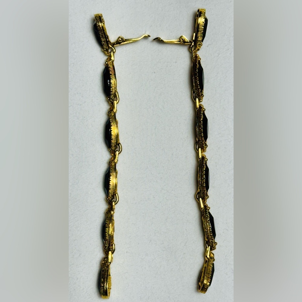 THELMA DEUTSCH Clip-on Drop Earrings - Picture 4 of 6